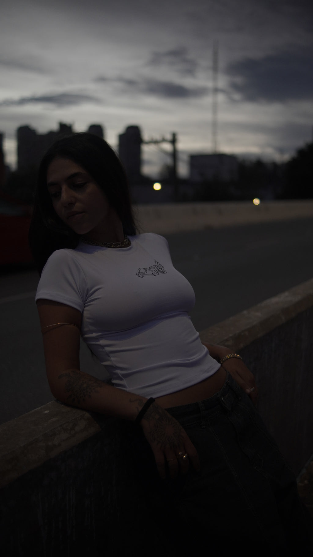 Baby Tee Basic LV - White