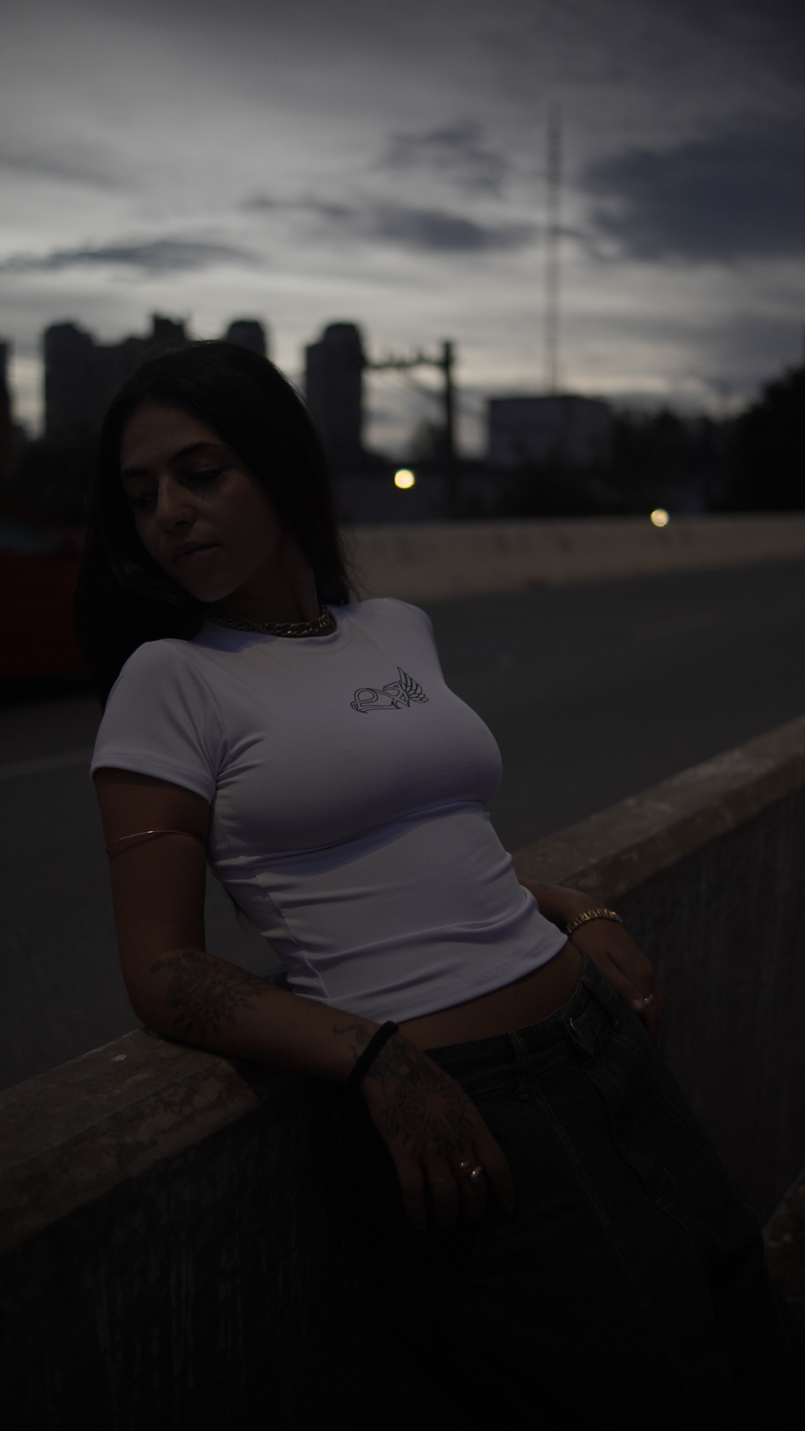 Baby Tee Basic LV - White