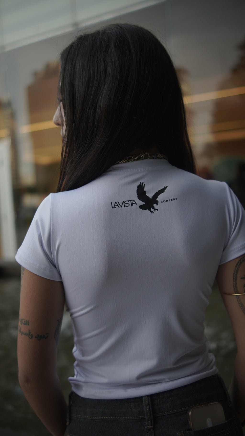 Baby Tee Basic LV - White