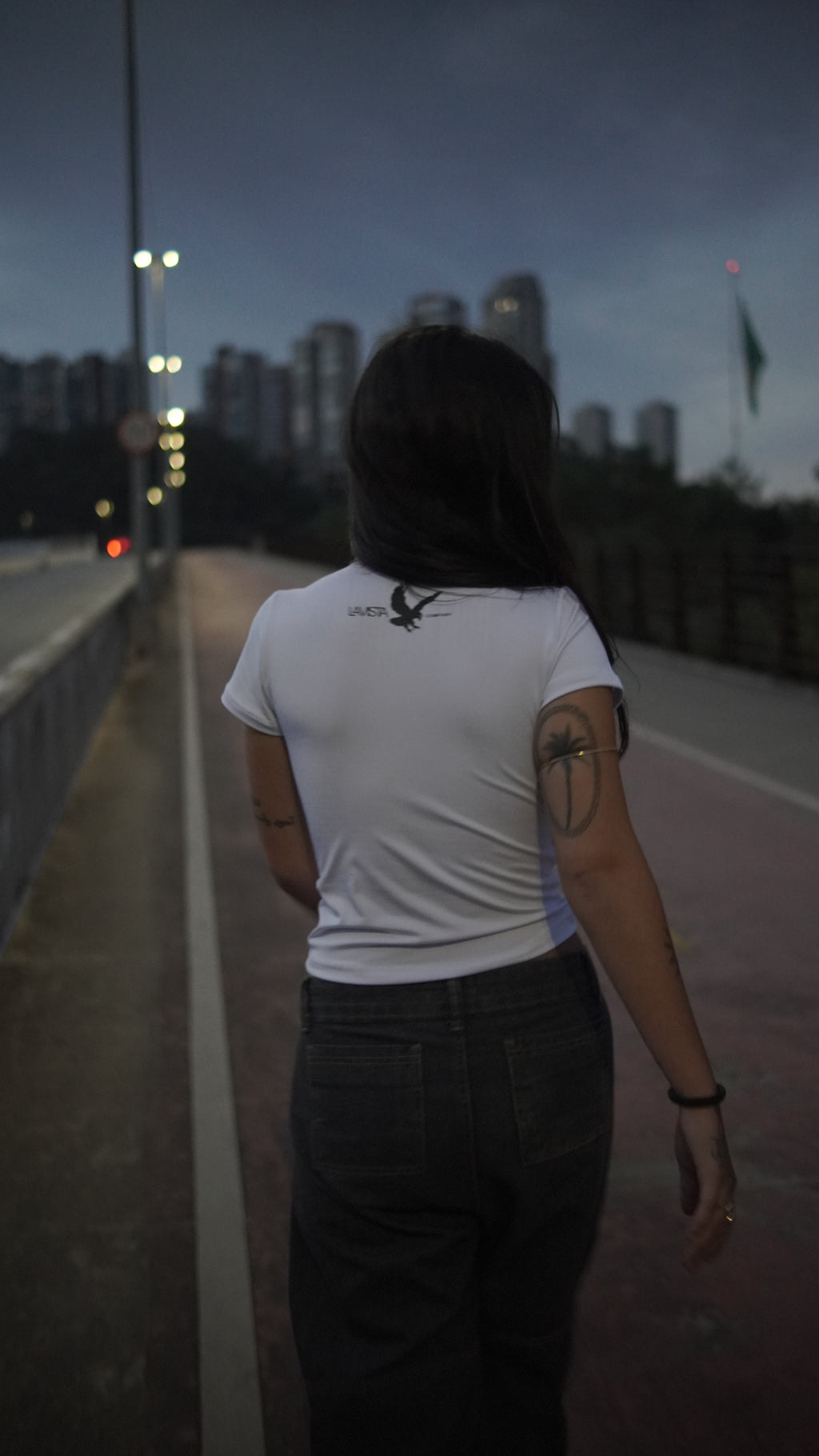 Baby Tee Basic LV - White